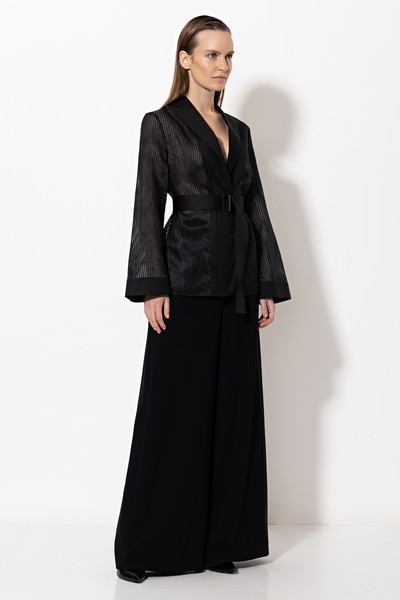 Жакет VASSA&Co, пол женский, цвет черный, фото №2