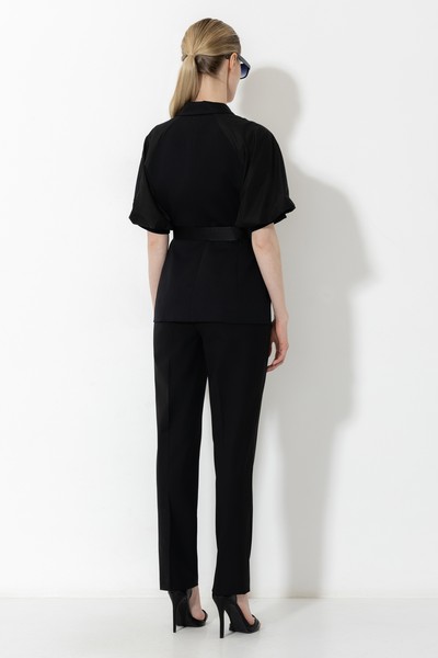 Жакет VASSA&Co, пол женский, цвет черный, фото №5