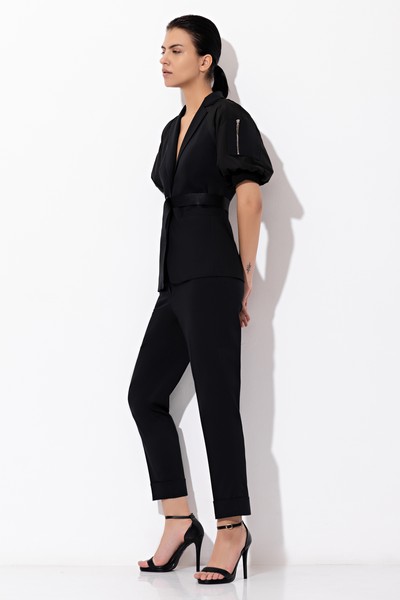 Жакет VASSA&Co, пол женский, цвет черный, фото №2