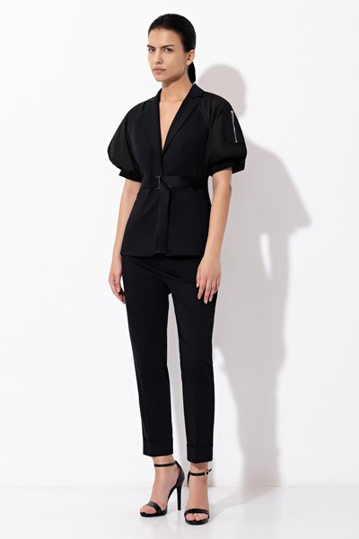 Жакет VASSA&Co, пол женский, цвет черный, фото №3