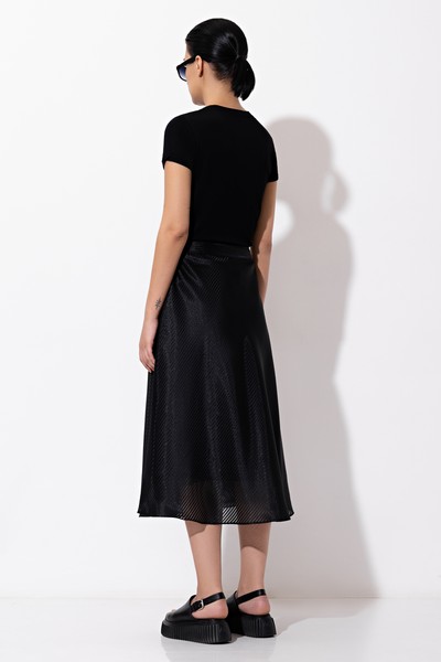 Юбка VASSA&Co, пол женский, цвет черный, фото №4