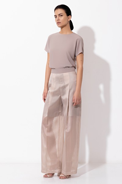Брюки VASSA&Co, пол женский, цвет бежевый, фото №2