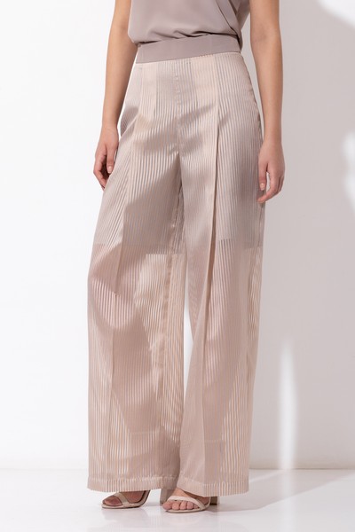 Брюки VASSA&Co, пол женский, цвет бежевый, фото №6