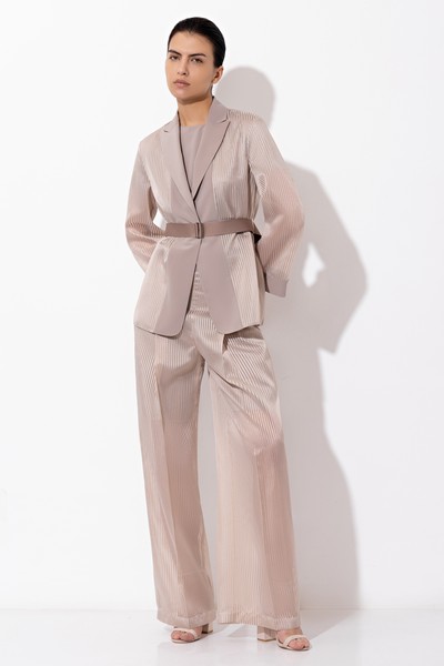 Жакет VASSA&Co, пол женский, цвет бежевый, фото №2