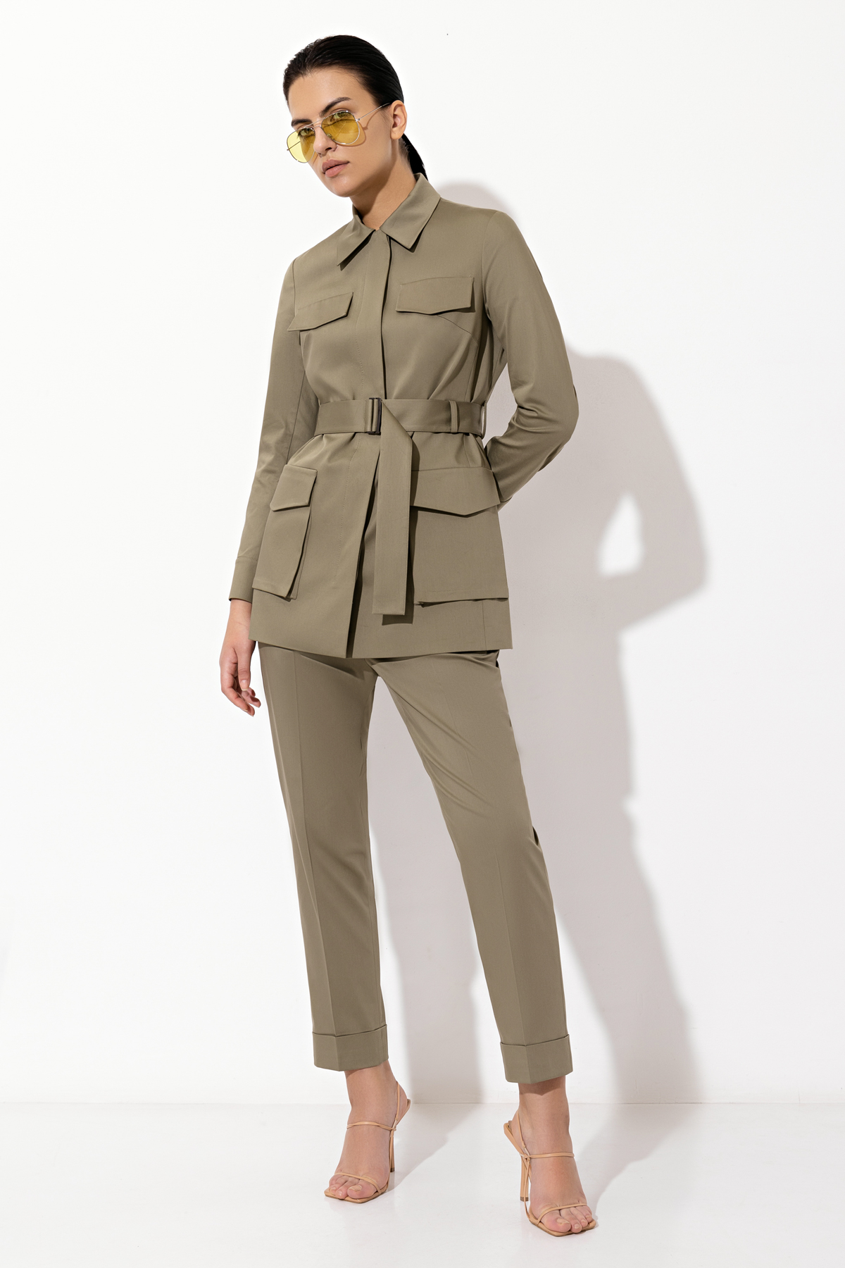 Jacket VASSA&Co, пол female, цвет green, фото №3