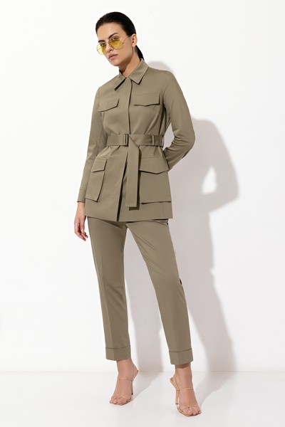 Jacket VASSA&Co, пол female, цвет green, фото №3