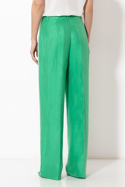 Брюки VASSA&Co, пол женский, цвет голубой, фото №9