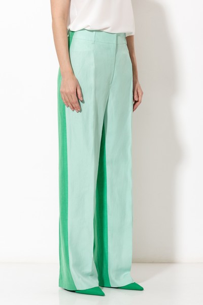 Брюки VASSA&Co, пол женский, цвет голубой, фото №7