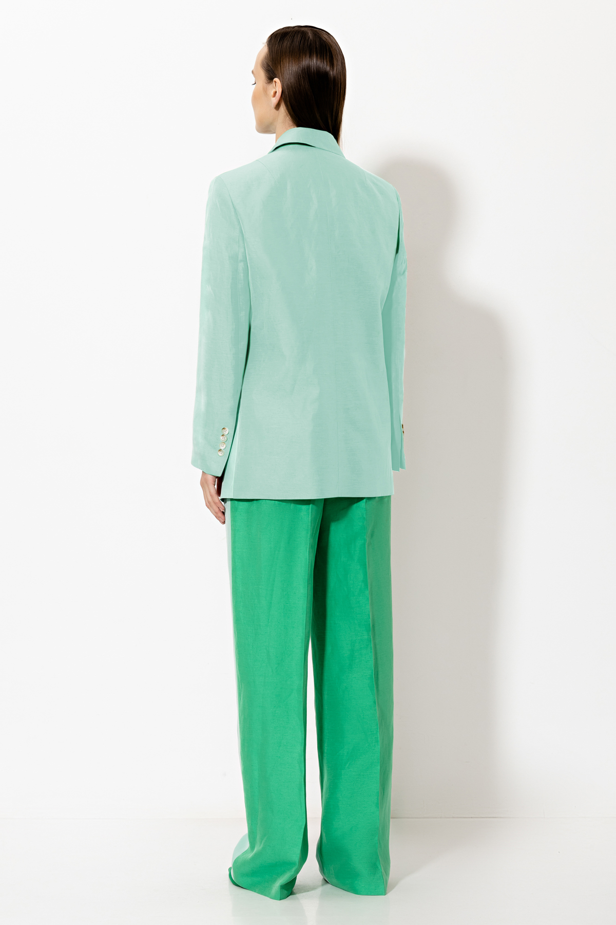 Жакет VASSA&Co, пол женский, цвет голубой, фото №4