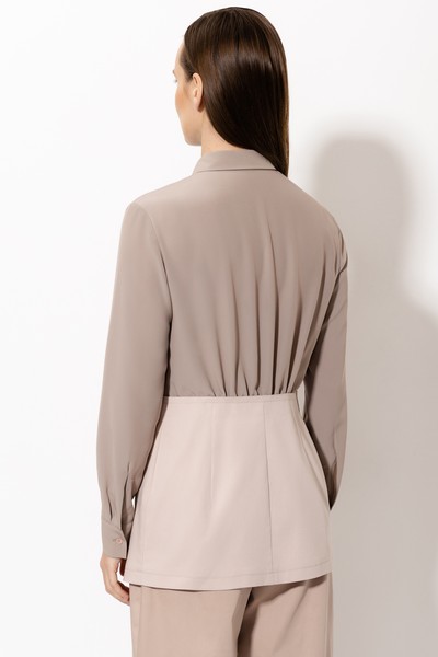 Blouse VASSA&Co, пол female, цвет бежевый, фото №3