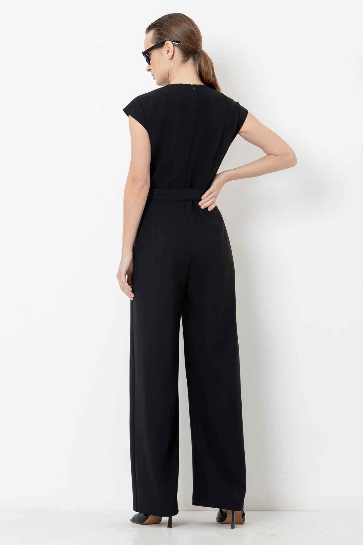 Комбинезон VASSA&Co, пол женский, цвет черный, фото №5