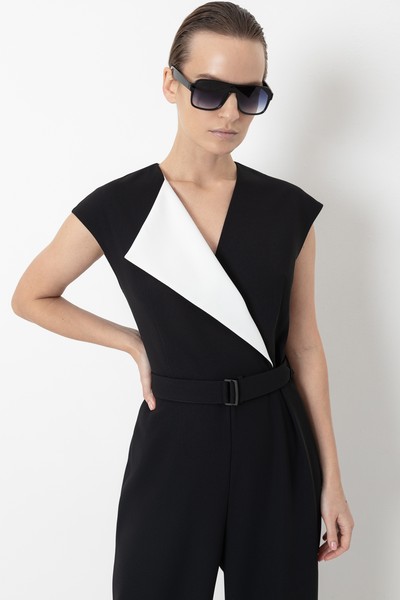 Комбинезон VASSA&Co, пол женский, цвет черный, фото №4