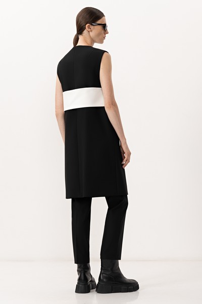 Vest VASSA&Co, пол female, цвет black, фото №4