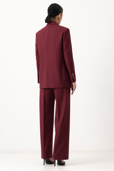 Однобортный жакет VASSA&Co, пол женский, цвет красный, фото №4