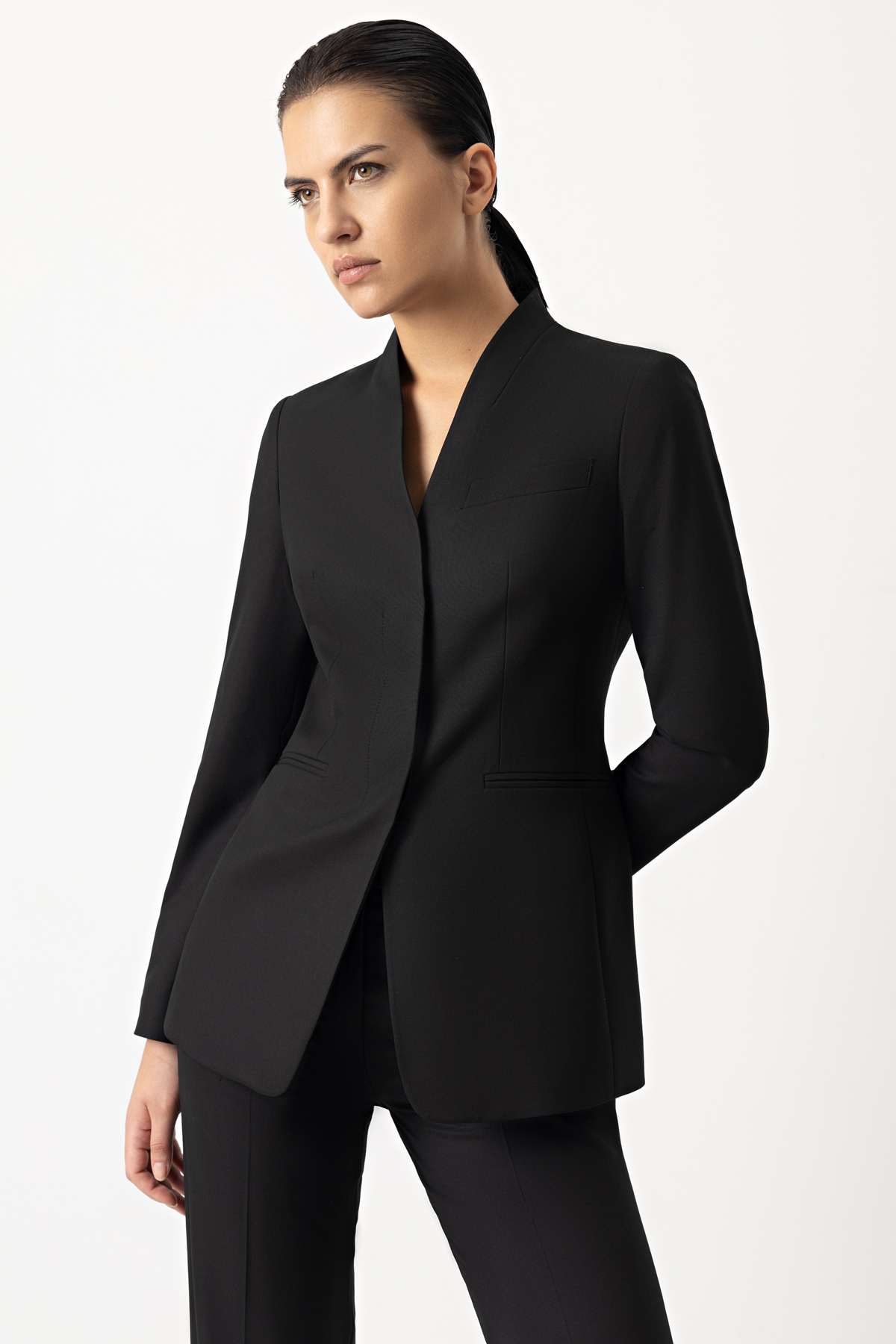 Жакет-трансформер VASSA&Co, пол женский, цвет черный, фото №6