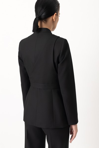 Жакет-трансформер VASSA&Co, пол женский, цвет черный, фото №10