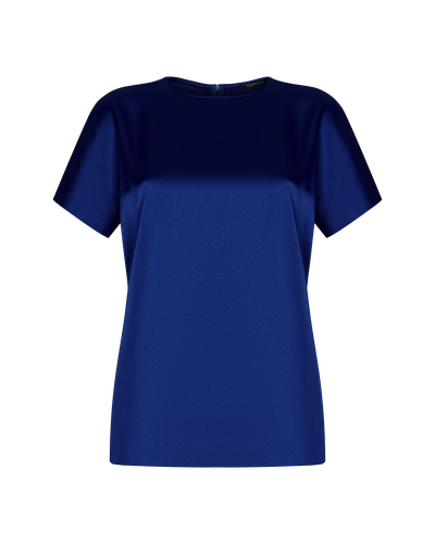 Блузка VASSA&Co, пол женский, цвет синий, фото №4