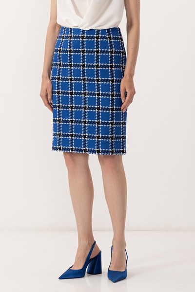 Юбка VASSA&Co, пол женский, цвет синий, фото №2