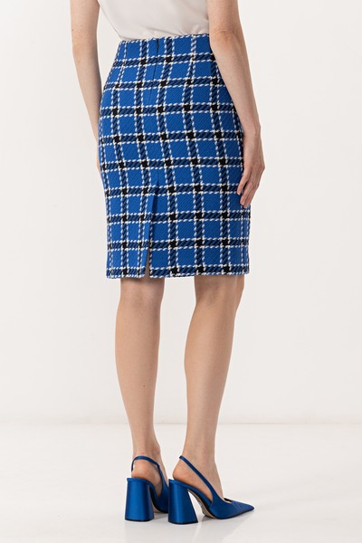 Юбка VASSA&Co, пол женский, цвет синий, фото №3