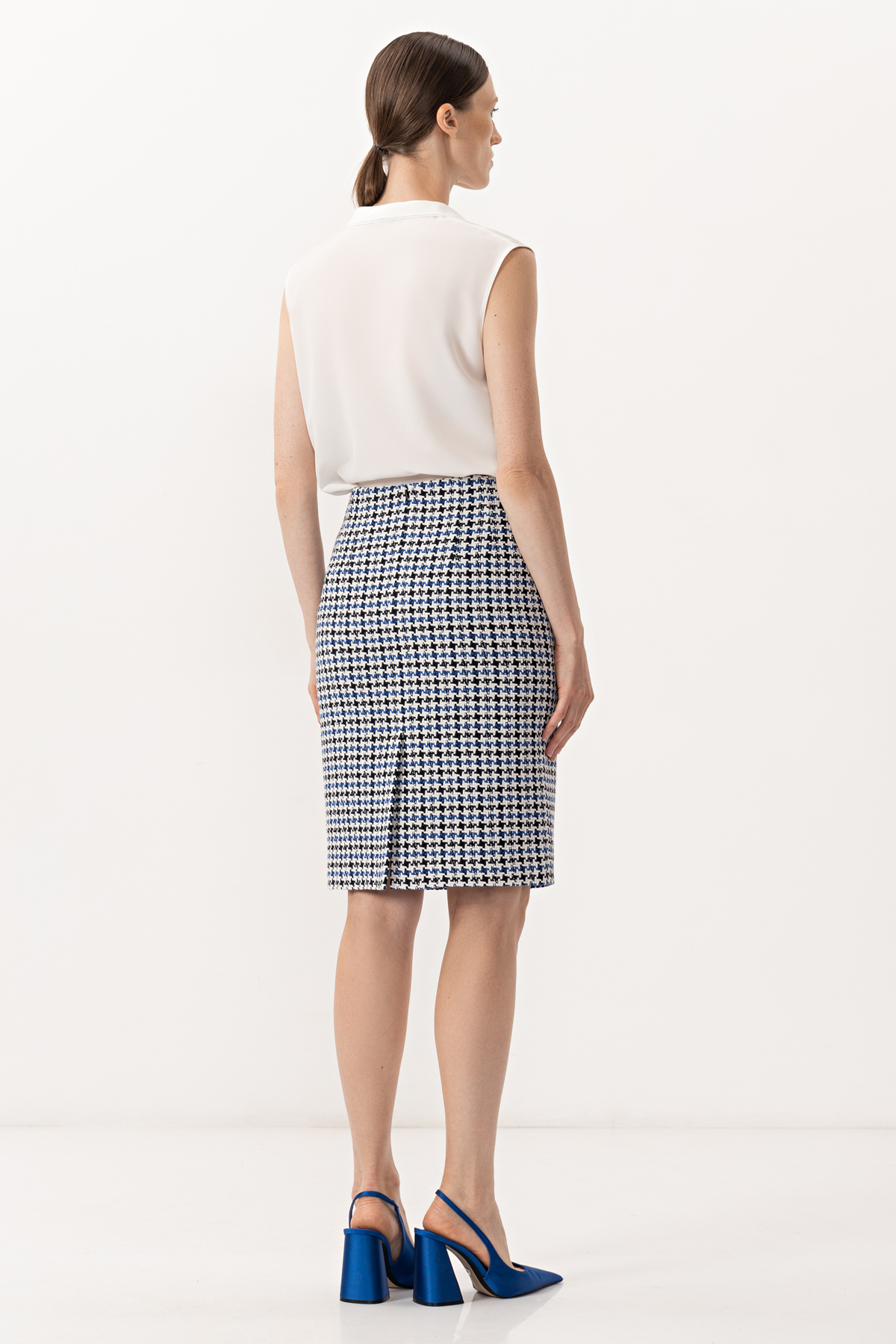 Юбка VASSA&Co, пол женский, цвет синий, фото №2