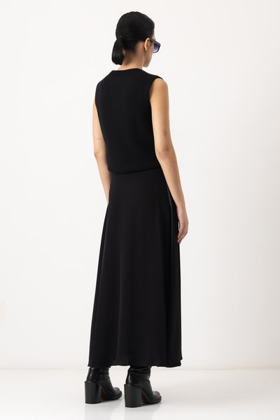 Юбка VASSA&Co, пол женский, цвет черный, фото №2