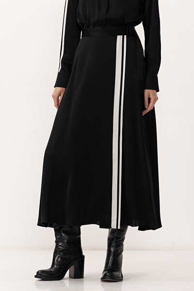 Юбка VASSA&Co, пол женский, цвет черный, фото №4