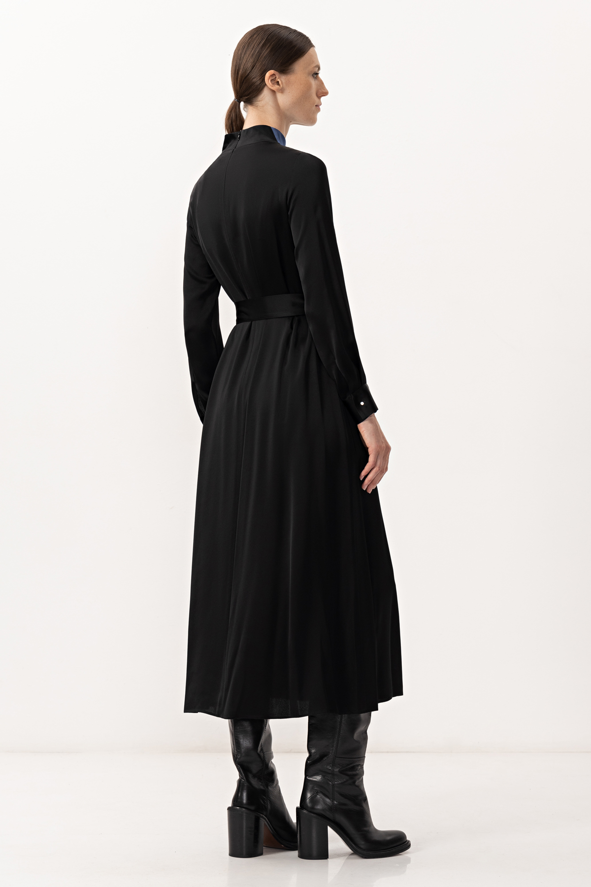 Платье VASSA&Co, пол женский, цвет синий, фото №5