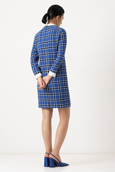 Платье VASSA&Co, пол женский, цвет синий, фото №2