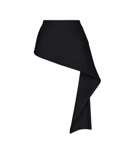 Асимметричный пояс VASSA&Co, пол женский, цвет черный, фото №12