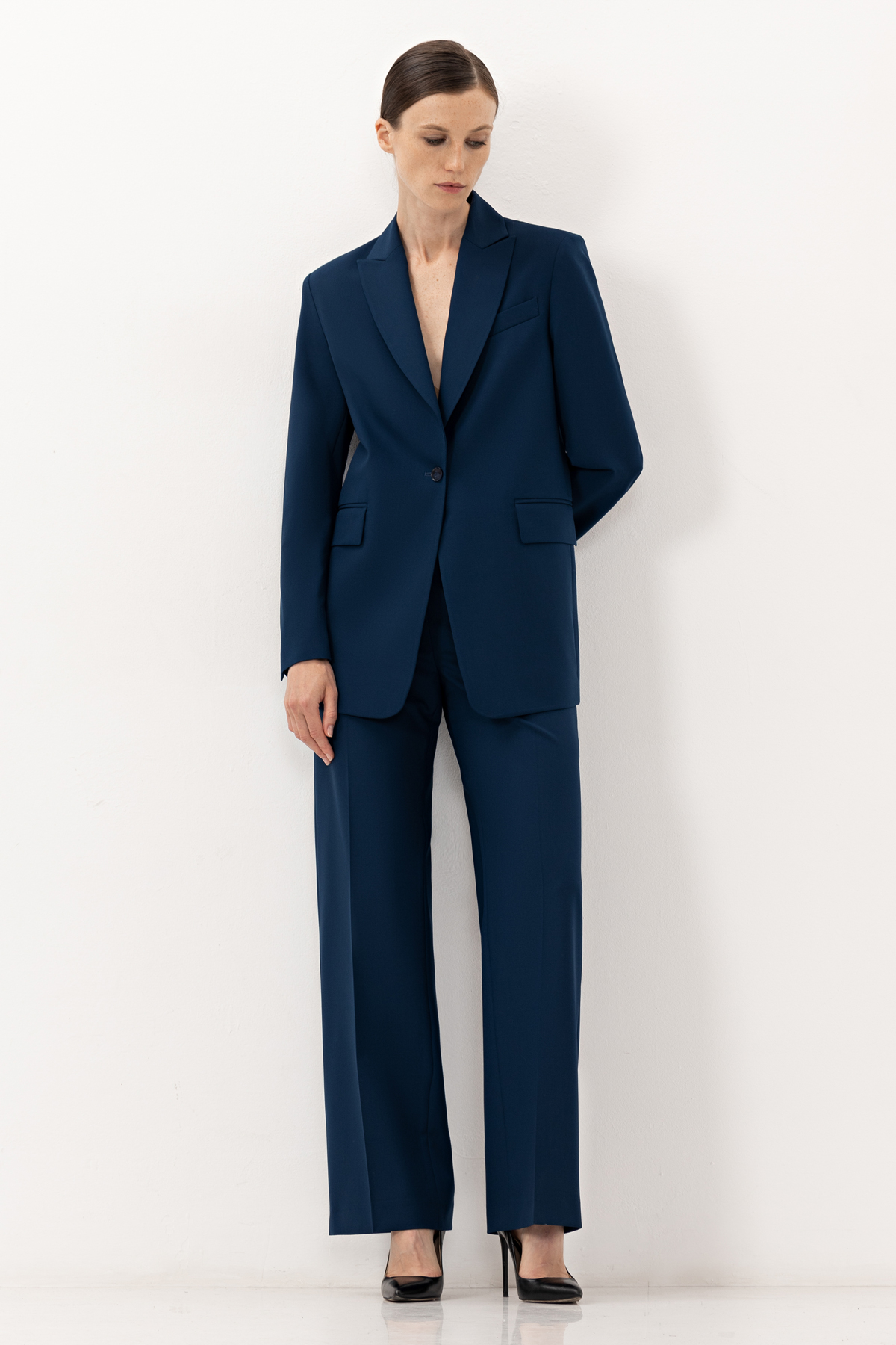 Жакет VASSA&Co, пол женский, цвет синий, фото №2