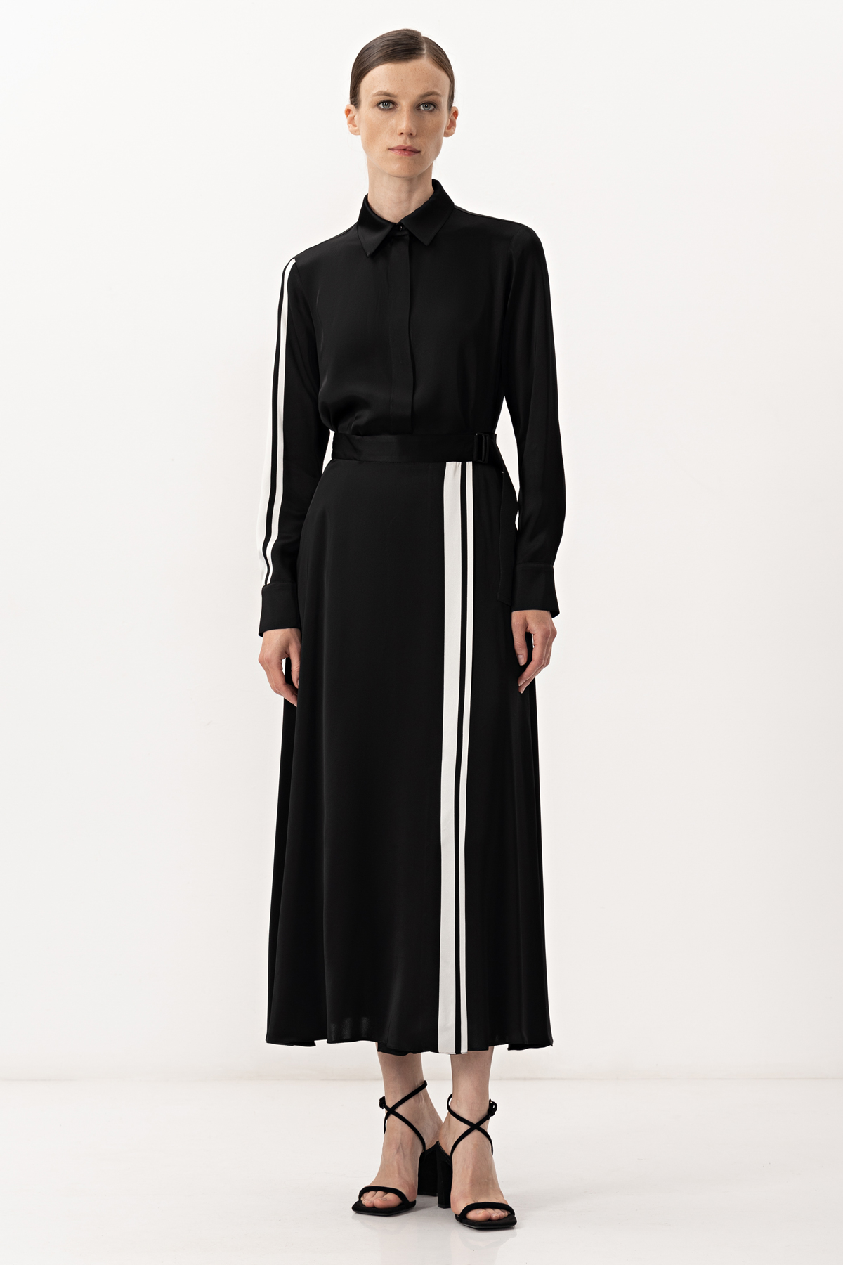 Блузка VASSA&Co, пол женский, цвет черный, фото №2