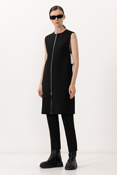 Vest VASSA&Co, пол female, цвет black, фото №3