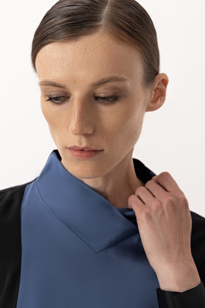 Платье VASSA&Co, пол женский, цвет синий, фото №3