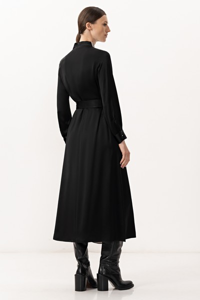 Платье VASSA&Co, пол женский, цвет серый, фото №3