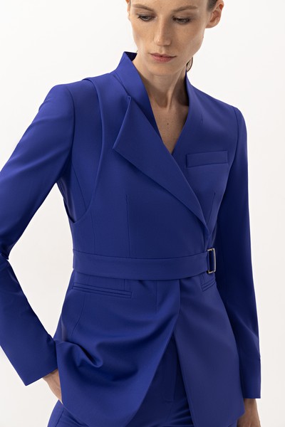 Жакет-трансформер VASSA&Co, пол женский, цвет фиолетовый, фото №3