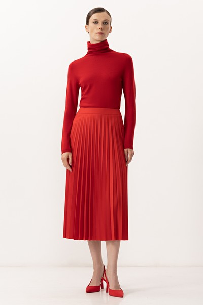 Skirt VASSA&Co, пол female, цвет red, фото №4