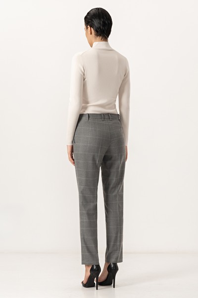 Брюки VASSA&Co, пол женский, цвет серый, фото №4