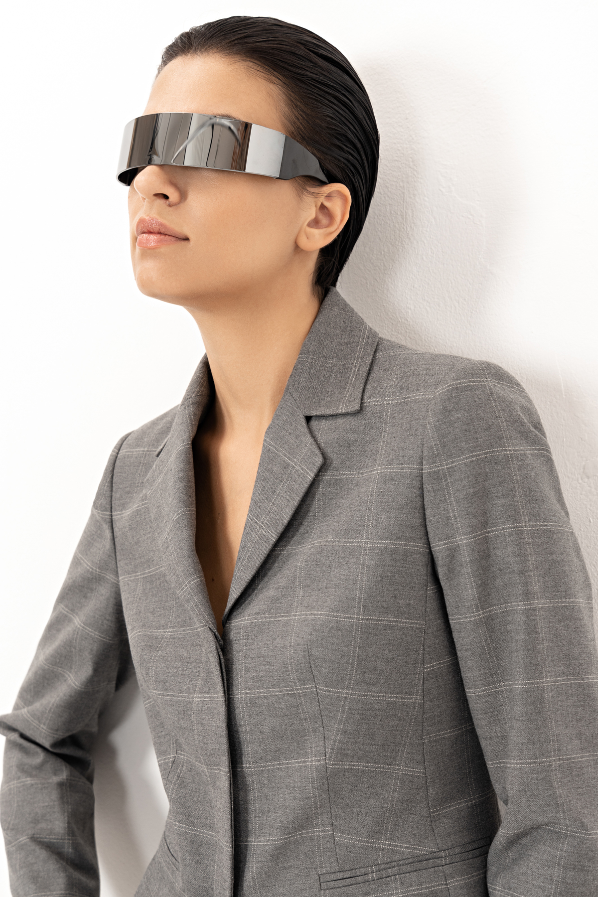 Жакет со съемной деталью VASSA&Co, пол женский, цвет серый, фото №10