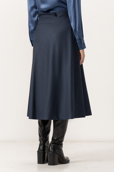 Юбка VASSA&Co, пол женский, цвет синий, фото №6