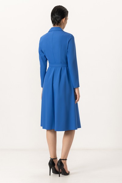 Платье VASSA&Co, пол женский, цвет синий, фото №2