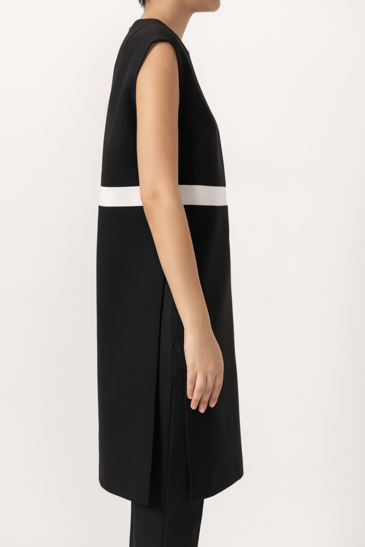 Vest VASSA&Co, пол female, цвет black, фото №4