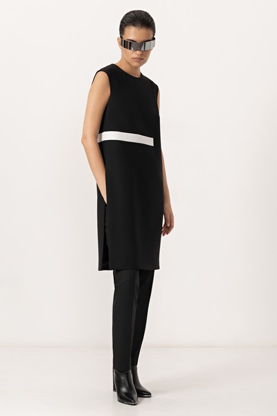 Vest VASSA&Co, пол female, цвет black, фото №3