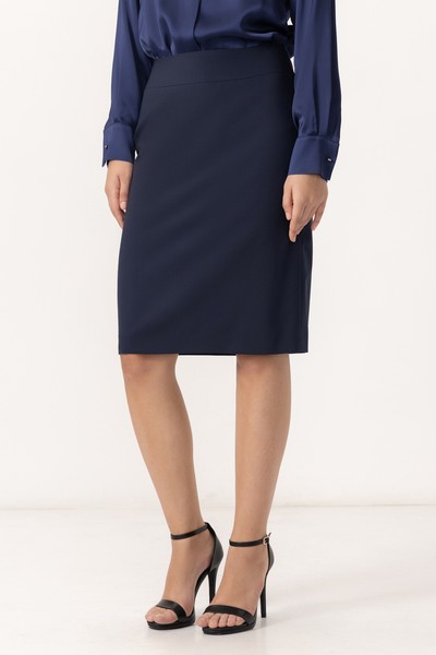 Юбка VASSA&Co, пол женский, цвет синий, фото №3