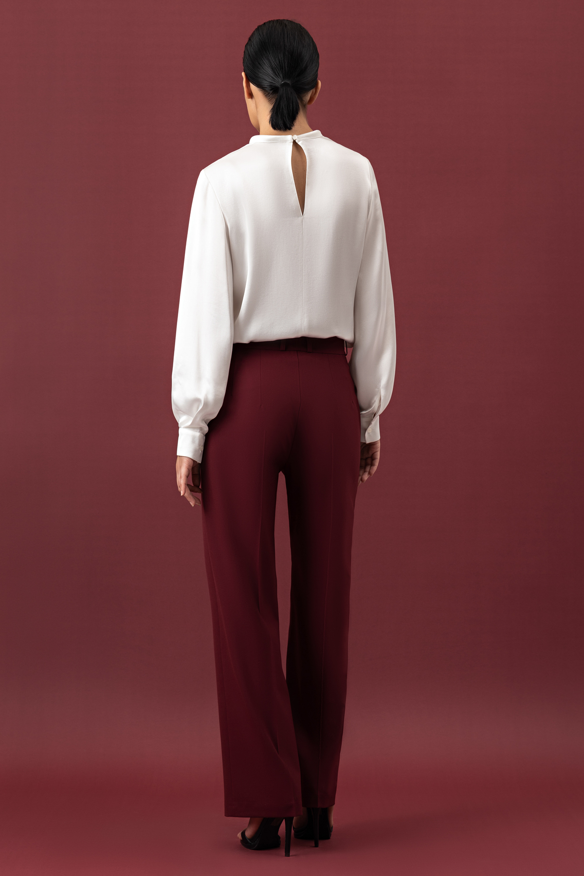 Блузка VASSA&Co, пол женский, цвет белый, фото №6