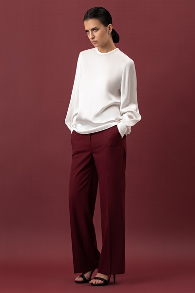 Блузка VASSA&Co, пол женский, цвет белый, фото №4