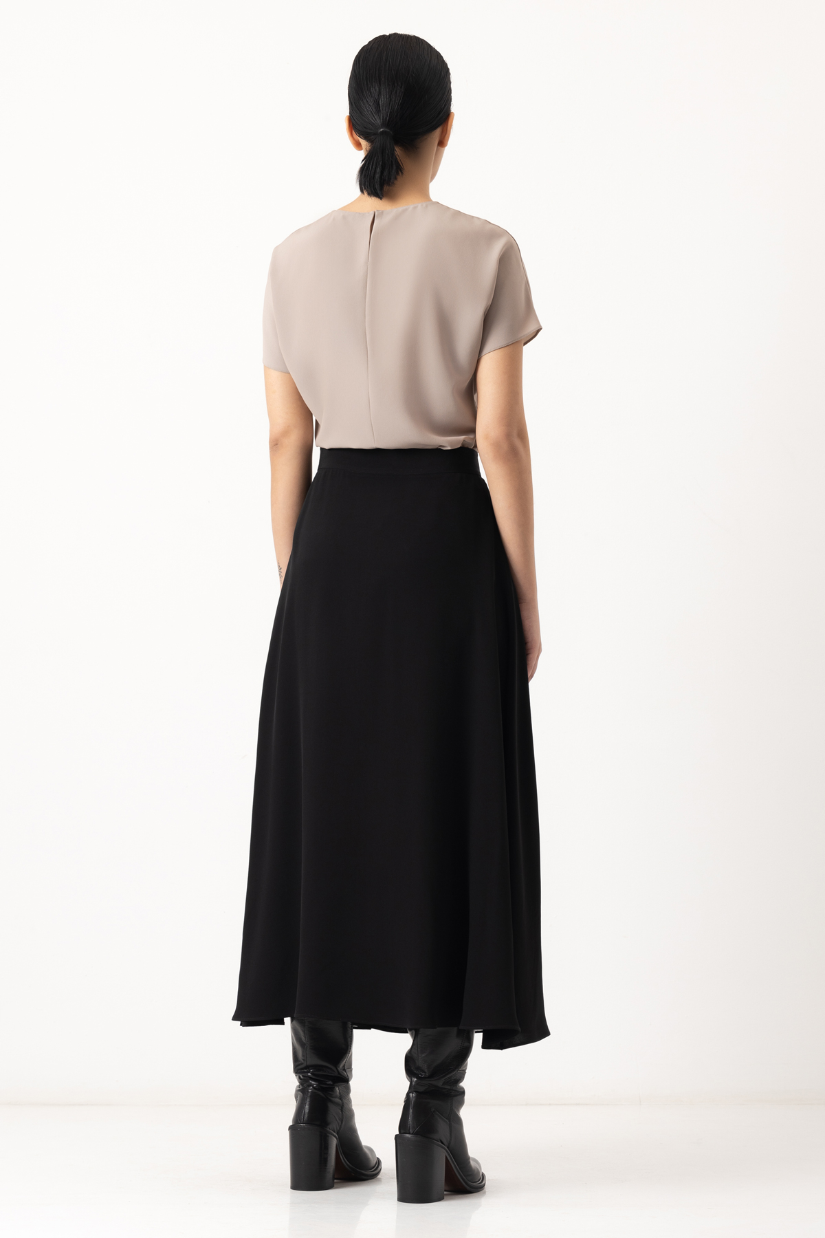 Юбка VASSA&Co, пол женский, цвет черный, фото №4