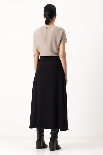 Юбка VASSA&Co, пол женский, цвет черный, фото №4
