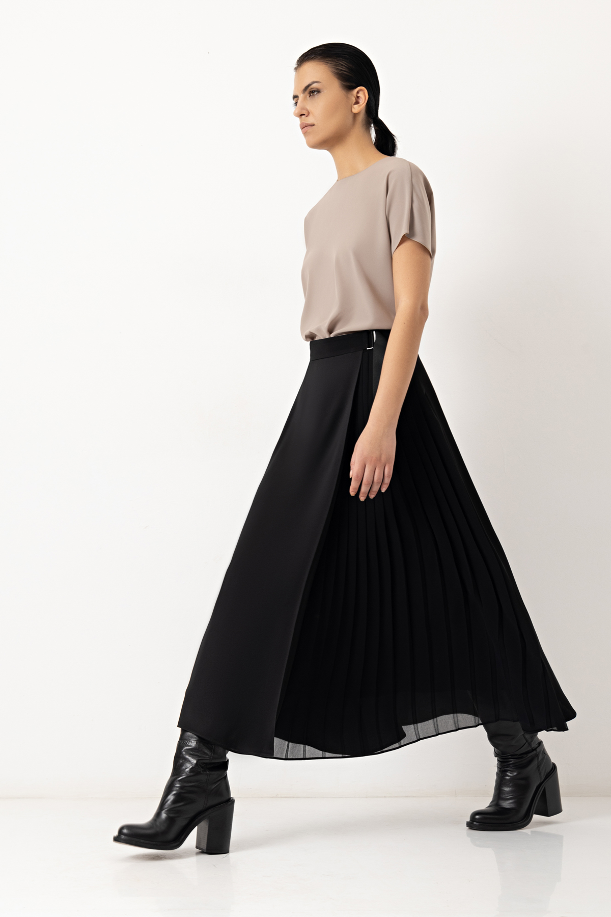 Юбка VASSA&Co, пол женский, цвет черный, фото №5