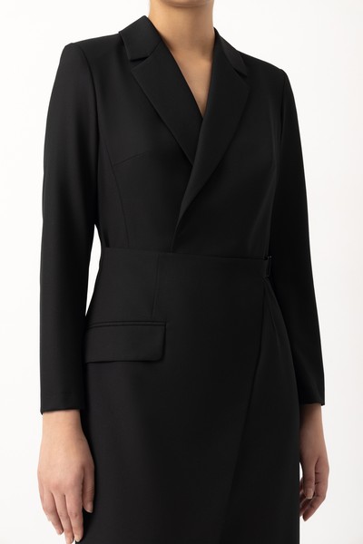 Платье VASSA&Co, пол женский, цвет черный, фото №3