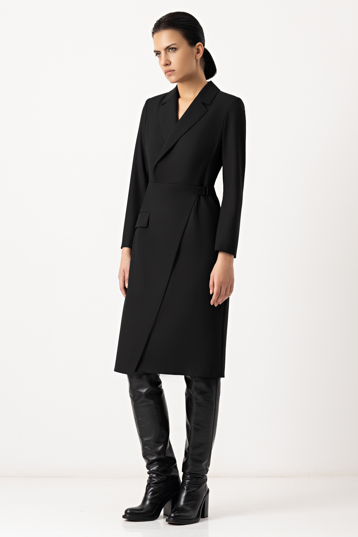 Платье VASSA&Co, пол женский, цвет черный, фото №5